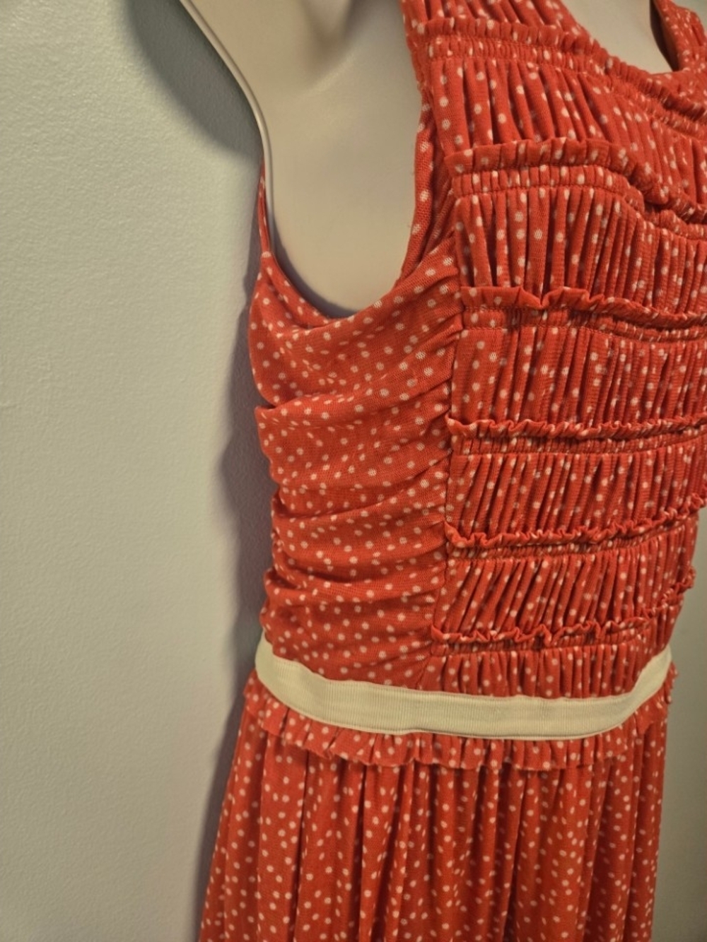 Anthropologie Postmark Polka Dot Dress Medium - Picture 3 of 5